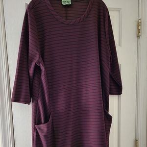 Lane Bryant Striped Dress
